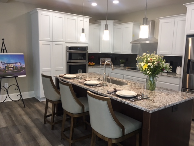 SFCS Architects & Interior Design-Aldersgate Square Showroom features model kitchen